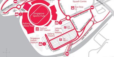 Քարտեզ Սինգապուրի